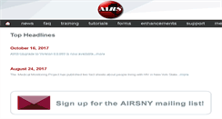 Desktop Screenshot of airsny.org